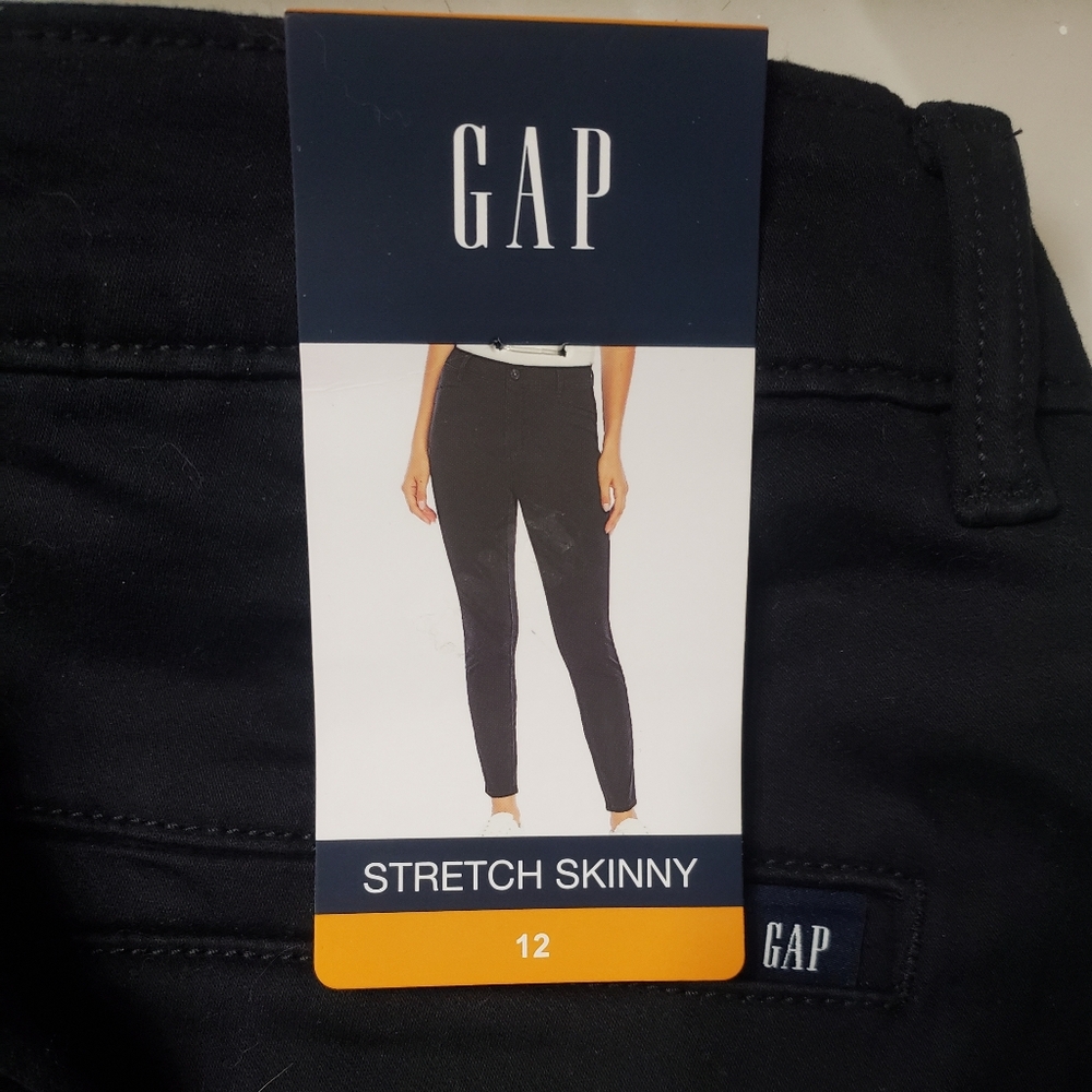 GAP Women's Black Stretch Skinny Pants